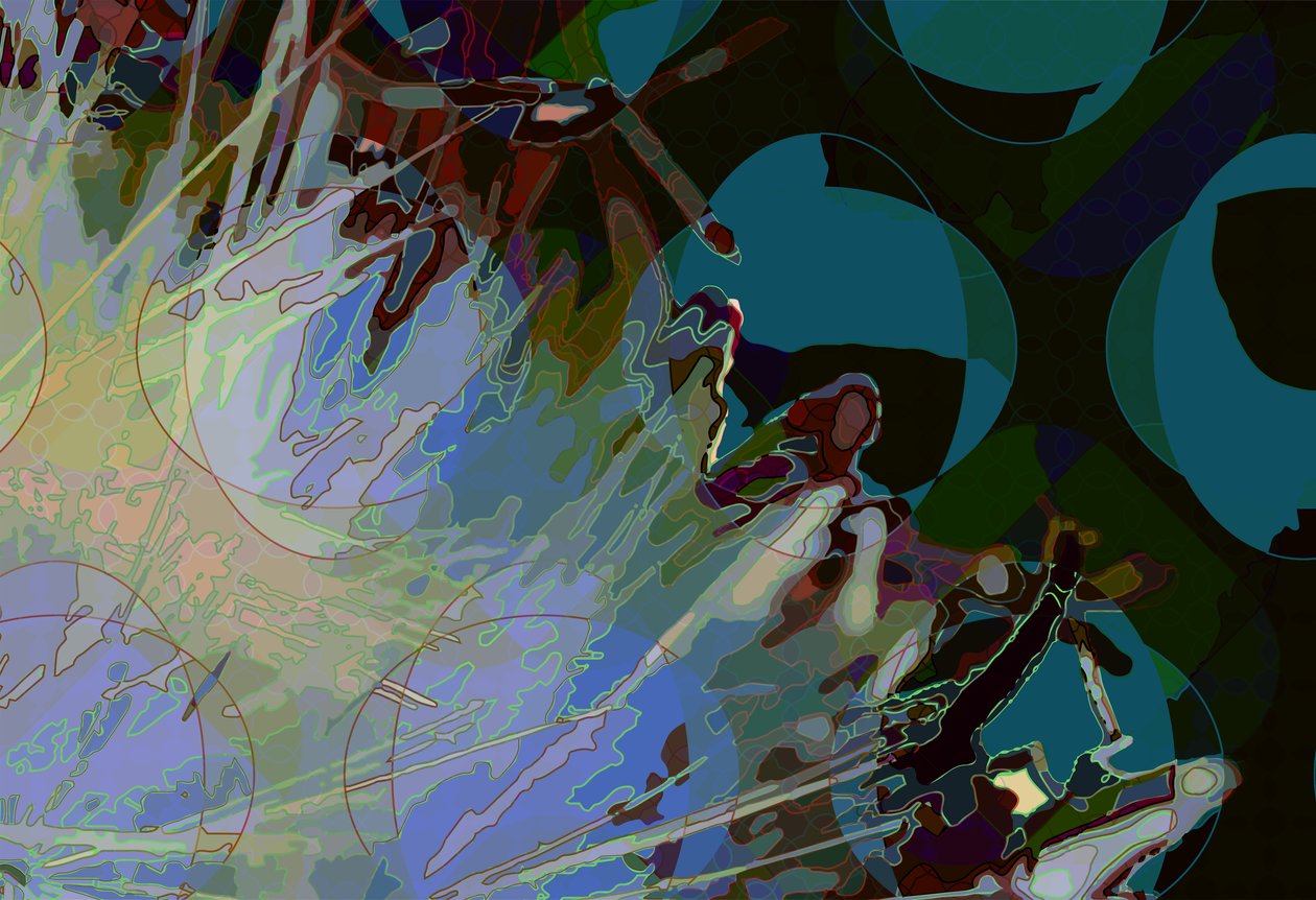 Artichoke_abst_horz8 (digital) 作者 斯科特·戴维斯（Scott J.Davis）