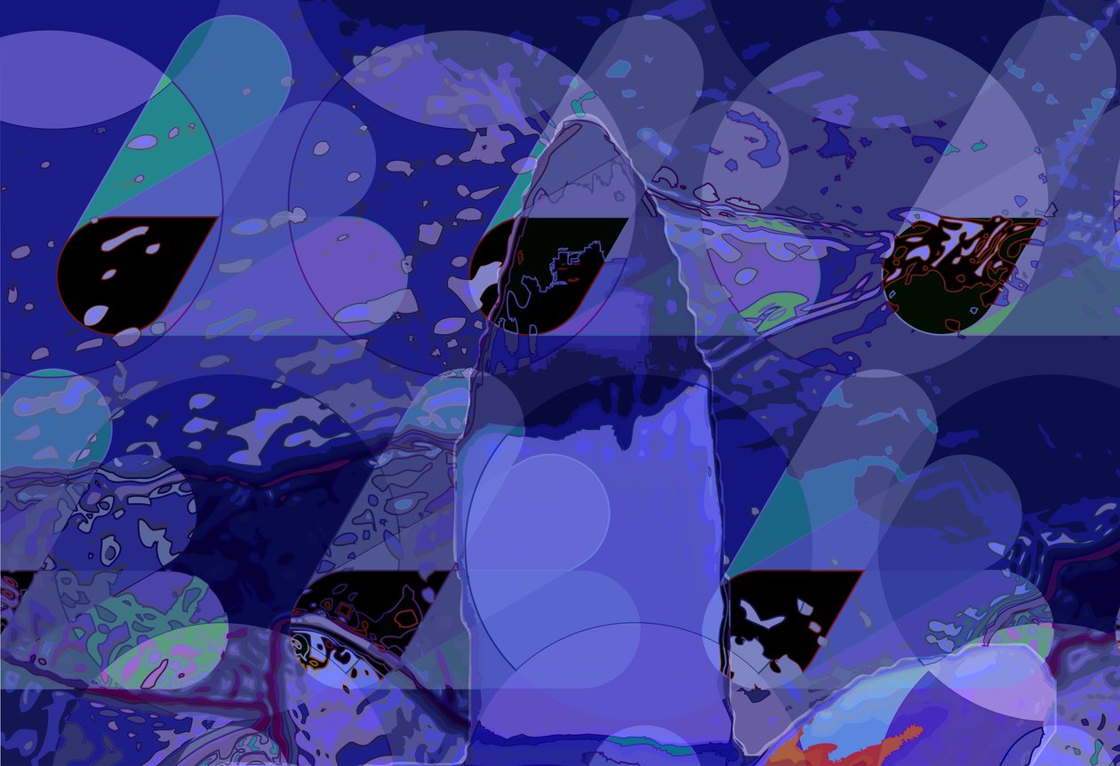 water_lilly_vert1_abst 作者 斯科特·戴维斯（Scott J.Davis）