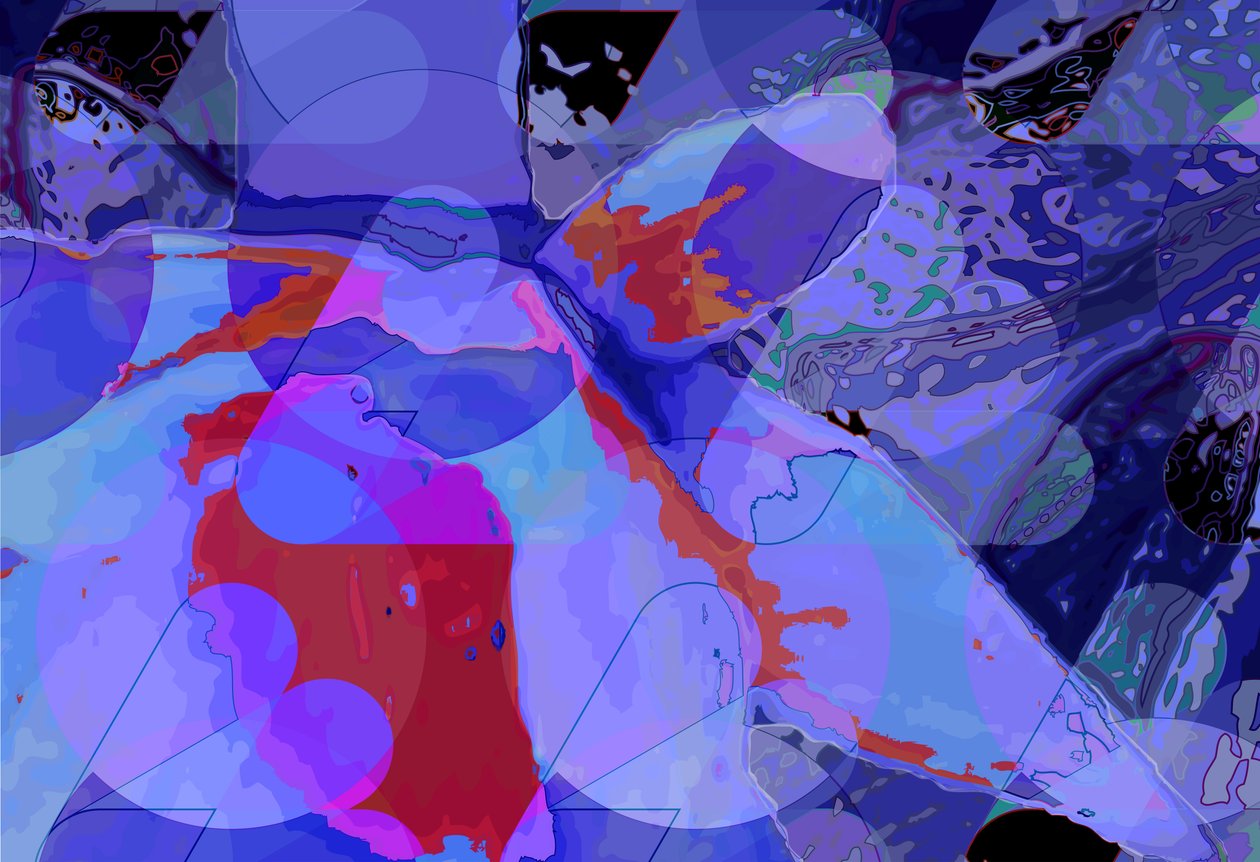 water_lilly_vert2_abst 作者 斯科特·戴维斯（Scott J.Davis）