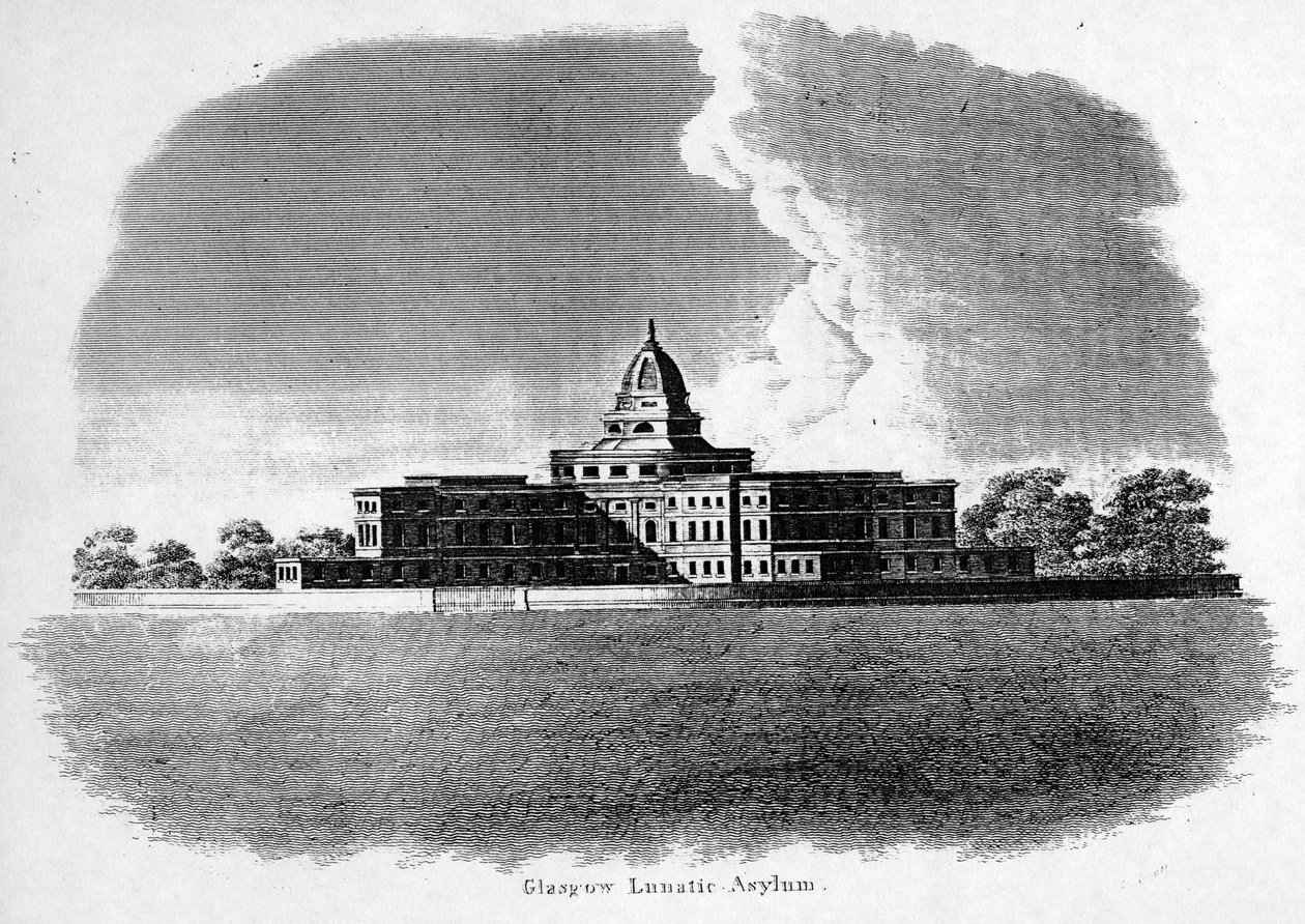 Glasgow Lunatic Asylum，c.1830 作者 苏格兰学派