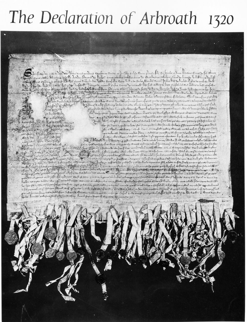 阿罗布斯宣言，1320年4月6日（关于牛皮纸的墨水） 作者 苏格兰学派
