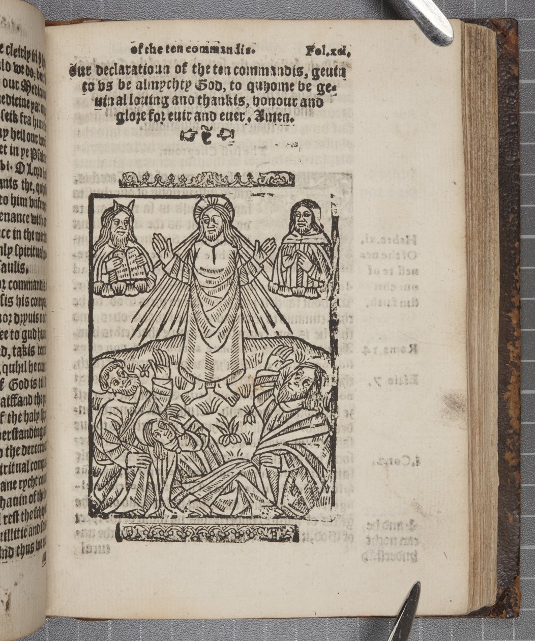 Fol 91，来自The Catechisme，1552 作者 苏格兰学派