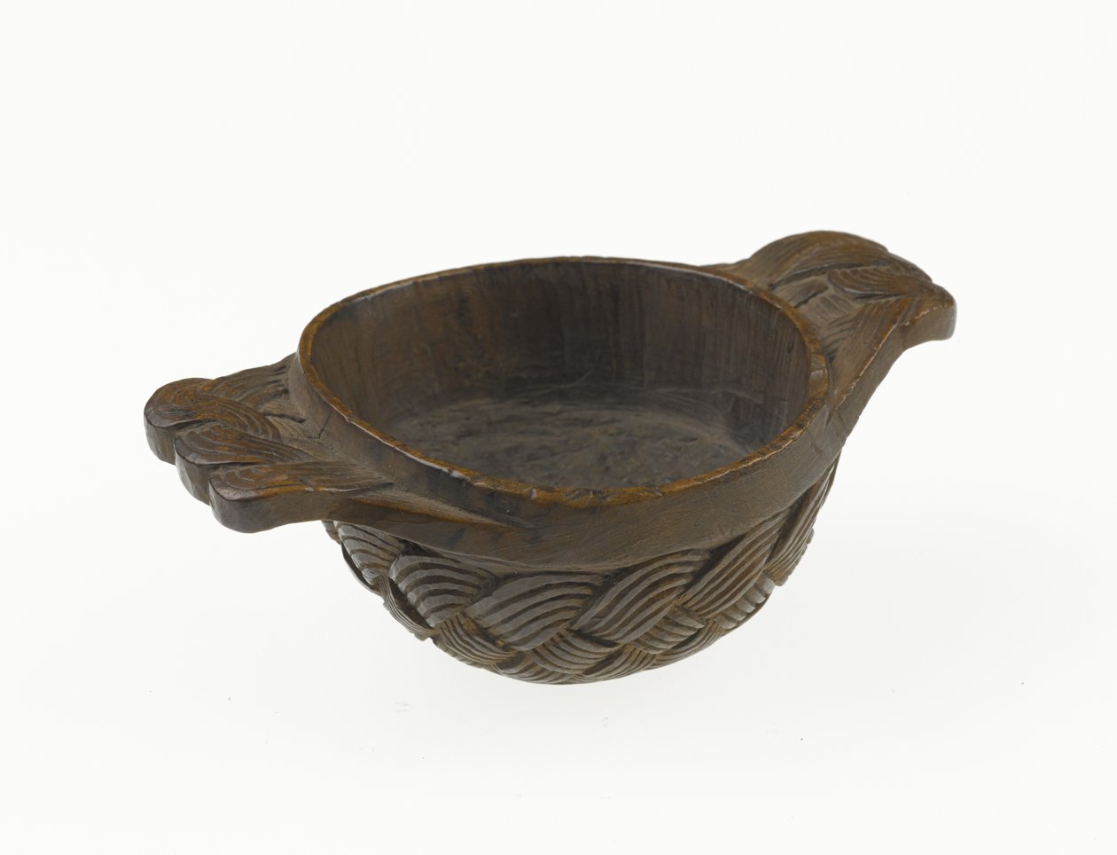 Quaich, two-lugged, wooden highland bowl or drinking vessel, c.1700 (wood) 作者 苏格兰学派