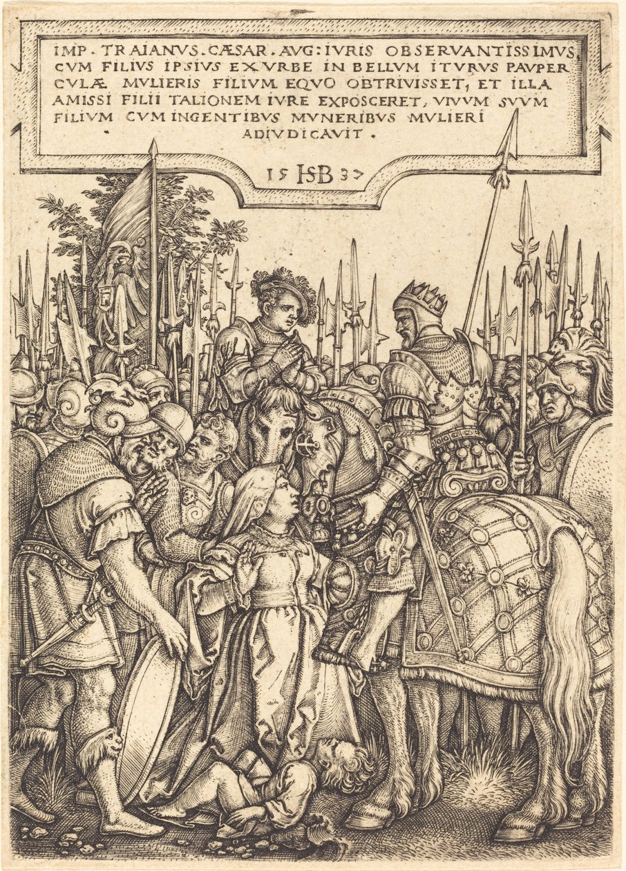 特拉扬的审判》（The Judgment of Trajan 作者 塞巴尔德·比哈姆
