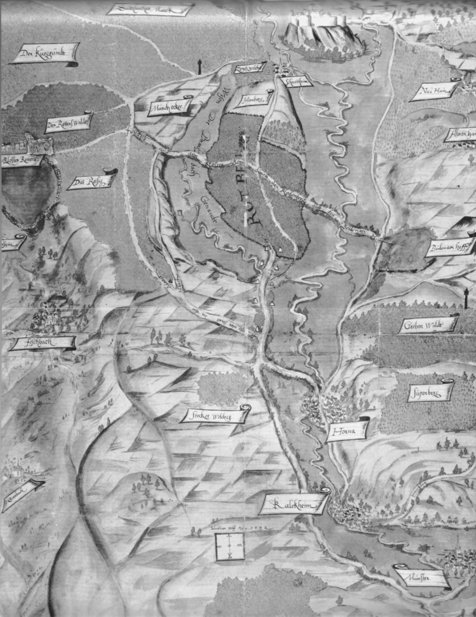 Kelkheim地图和16世纪的周边地区 作者 塞巴斯蒂安·沃尔夫（Sebastian Wolff）