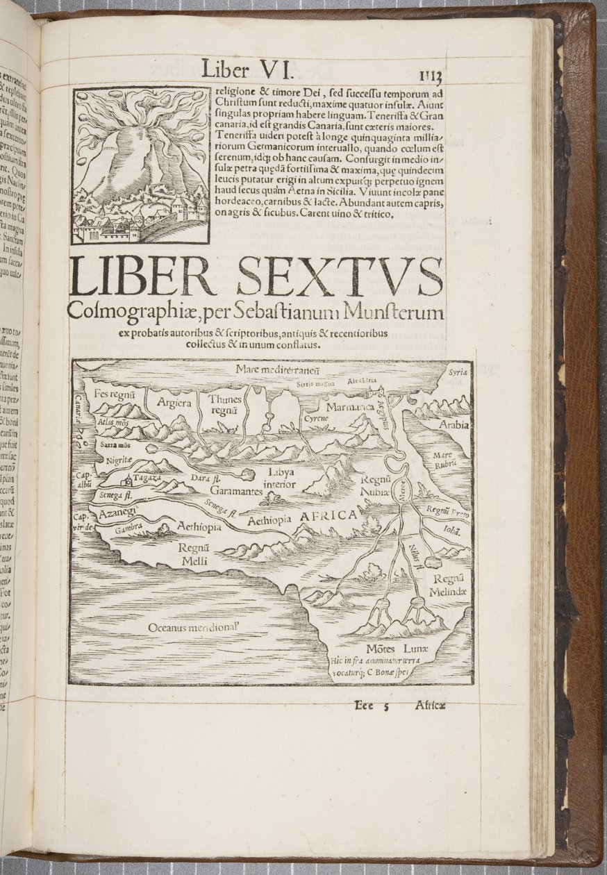 Cosmographia，Col 1113,1544 作者 塞巴斯蒂安·芒斯特（Sebastian Munster）