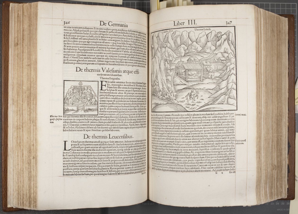 Cosmographia，Fol 346-347,1544 作者 塞巴斯蒂安·芒斯特（Sebastian Munster）