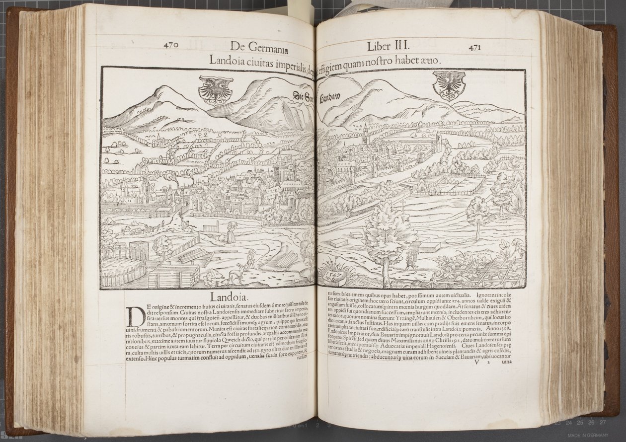 Cosmographia，Fol 470-471,1544 作者 塞巴斯蒂安·芒斯特（Sebastian Munster）