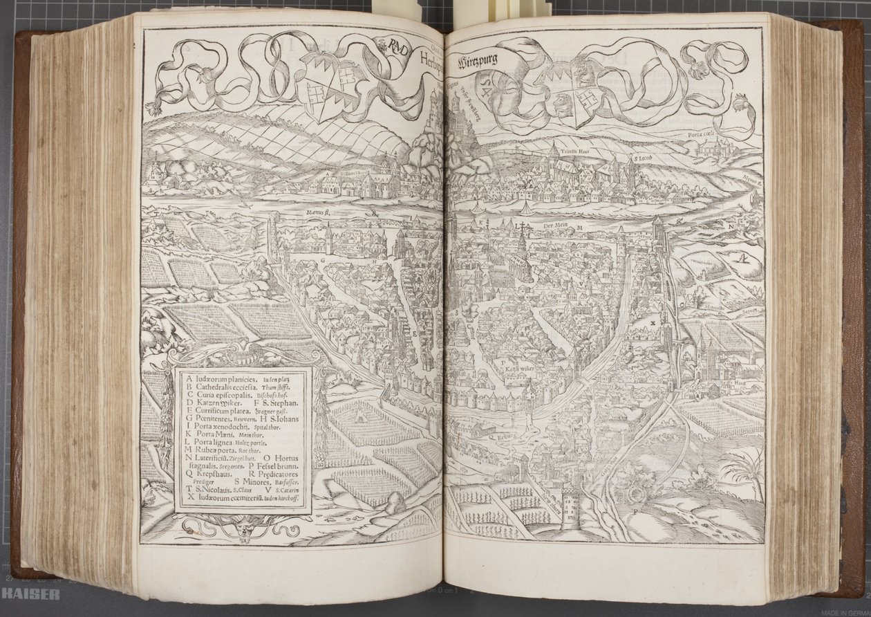 Cosmographia，Fol 662-663,1544 作者 塞巴斯蒂安·芒斯特（Sebastian Munster）