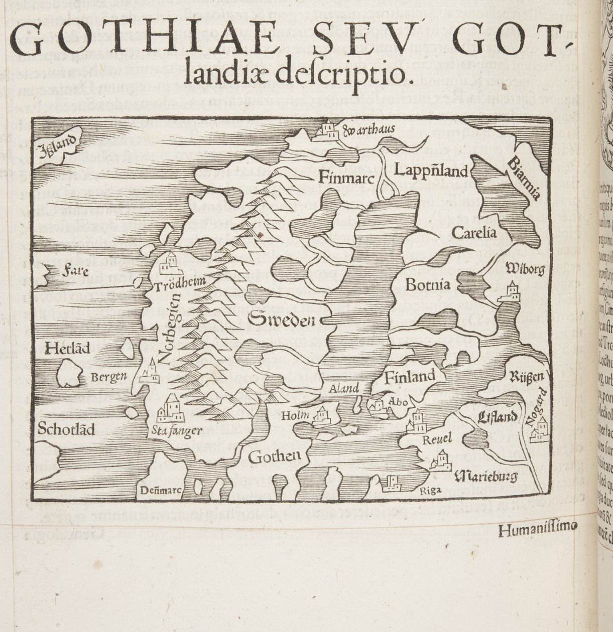 Cosmographia，Fol 830,1544 作者 塞巴斯蒂安·芒斯特（Sebastian Munster）