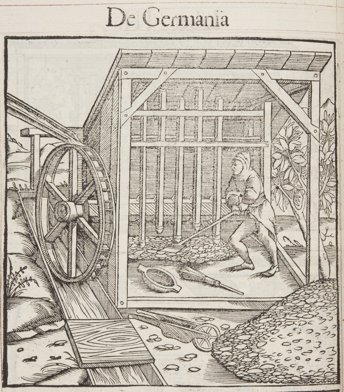 Cosmographia，Fol 43 的细节 作者 塞巴斯蒂安·芒斯特（Sebastian Munster）