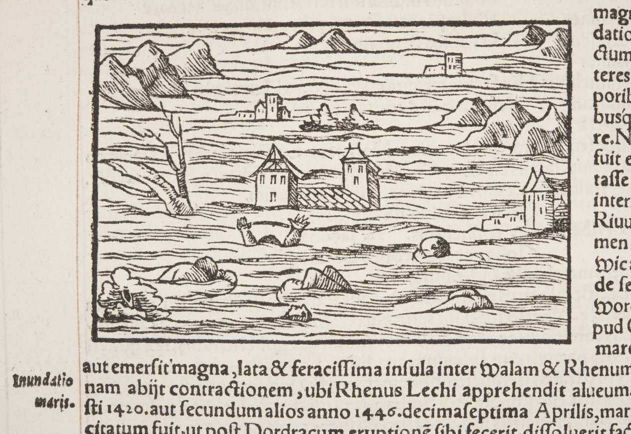 Cosmographia, detail of Fol 516 作者 塞巴斯蒂安·芒斯特（Sebastian Munster）
