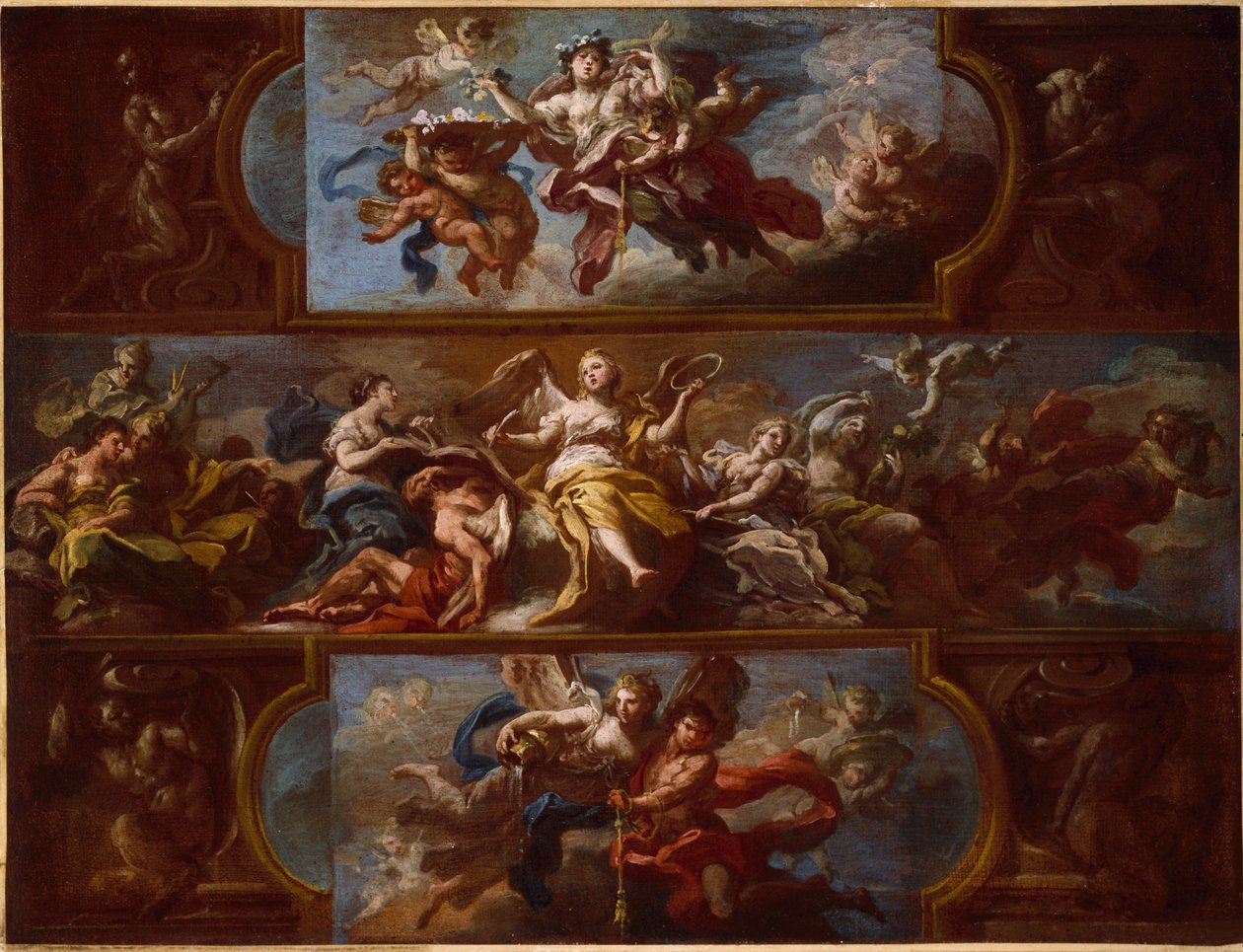 Allegory，c.1700 作者 塞巴斯蒂安·孔卡