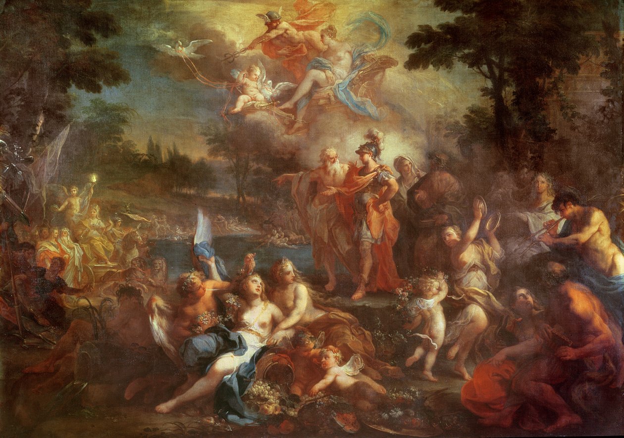 埃利西亚在伊利西亚领域的愿景，c.1735-40 作者 塞巴斯蒂安·孔卡