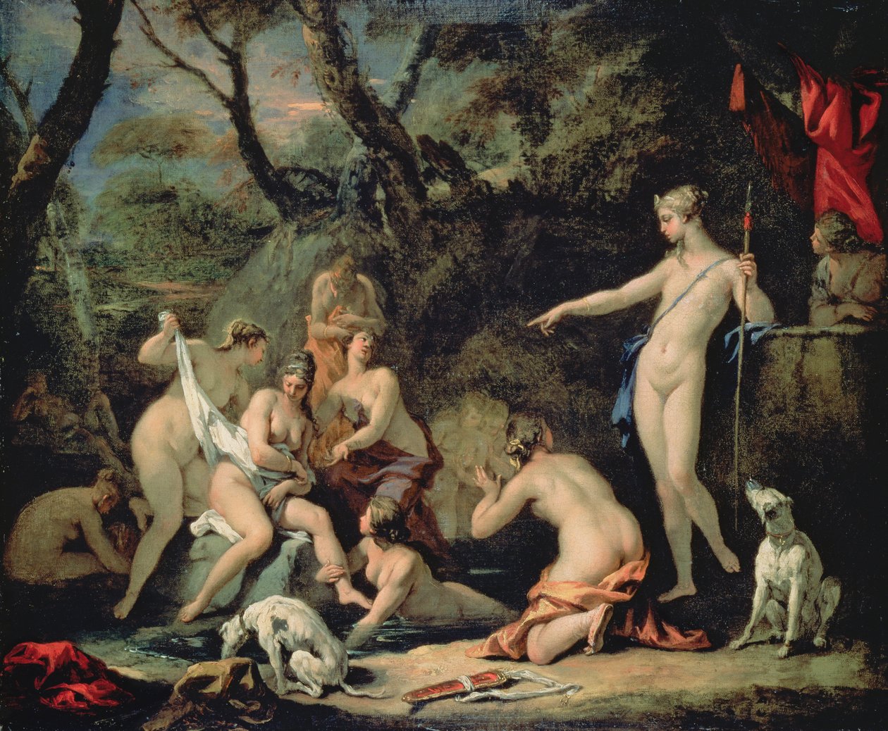 戴安娜和卡利斯托 作者 塞巴斯蒂亚诺·里奇（Sebastiano Ricci）