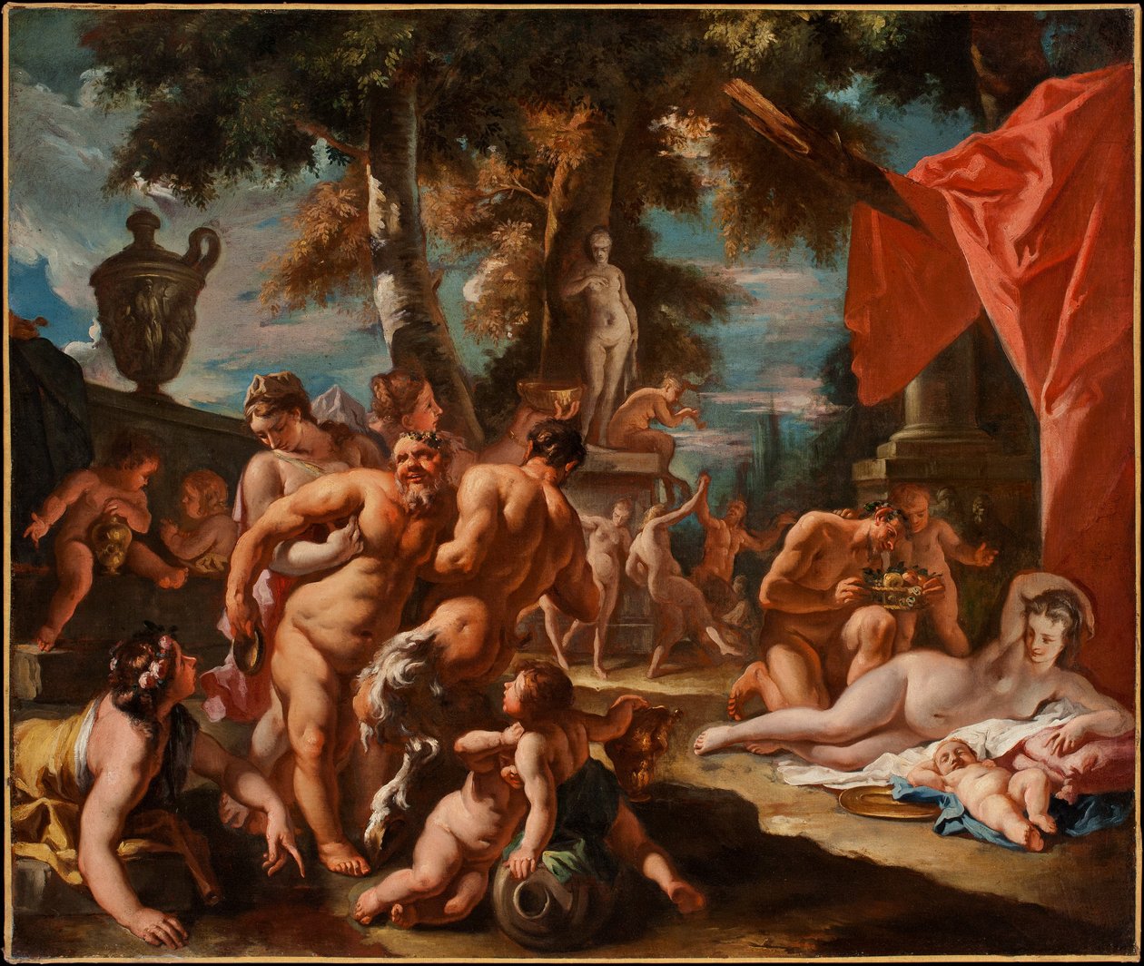 Silenus盛宴 作者 塞巴斯蒂亚诺·里奇（Sebastiano Ricci）