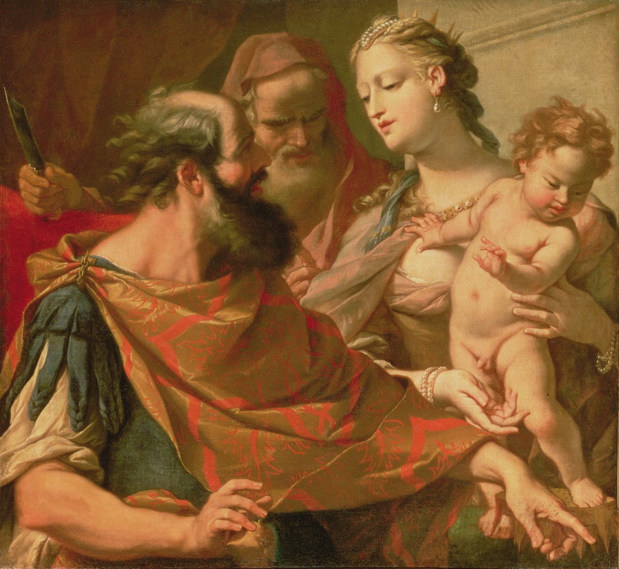 摩西踩到法老的王冠上 作者 塞巴斯蒂亚诺·里奇（Sebastiano Ricci）
