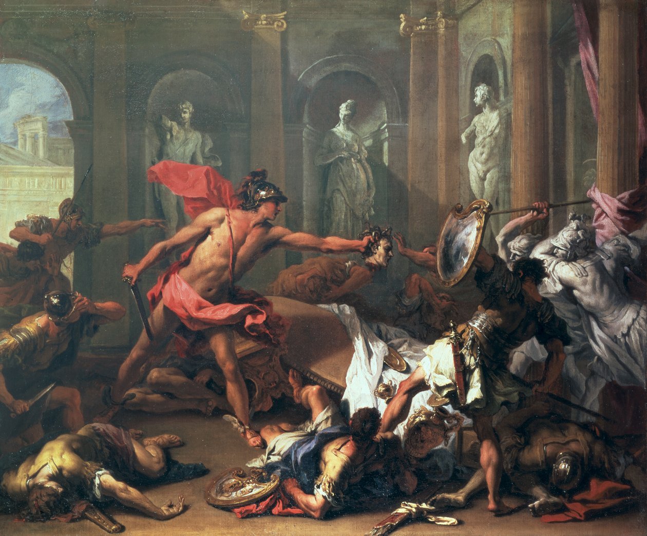珀尔修斯和美杜莎 作者 塞巴斯蒂亚诺·里奇（Sebastiano Ricci）