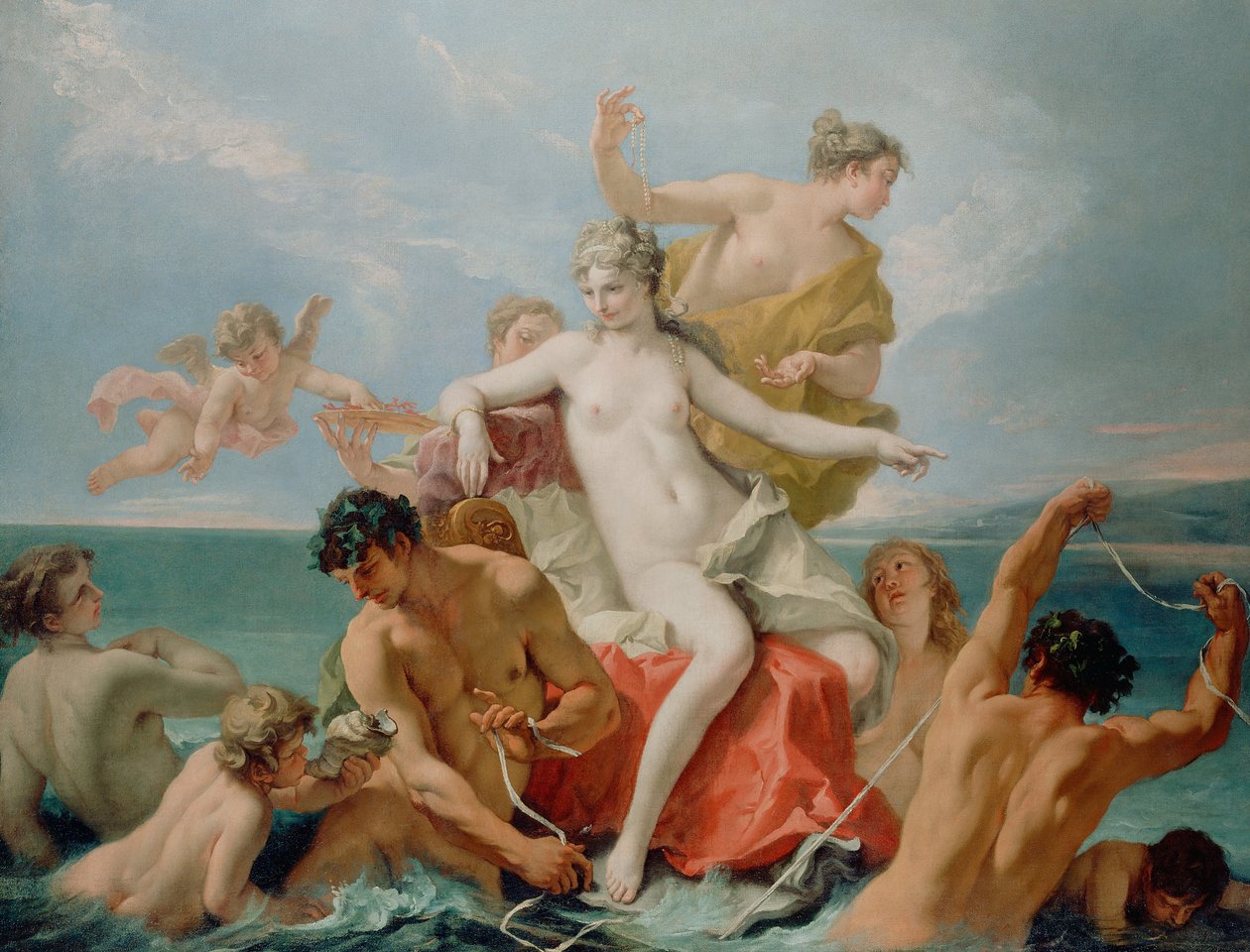 海洋维纳斯的胜利 作者 塞巴斯蒂亚诺·里奇（Sebastiano Ricci）