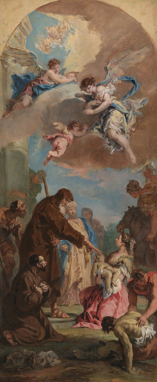圣方济各的奇迹 作者 塞巴斯蒂亚诺·里奇（Sebastiano Ricci）