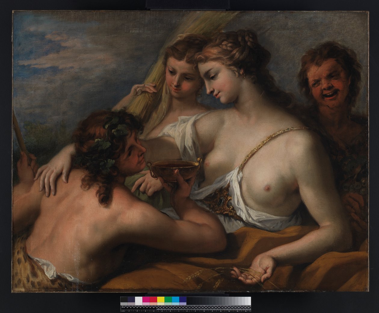 酒神和谷神星，始于1710年 作者 塞巴斯蒂亚诺·里奇（Sebastiano Ricci）