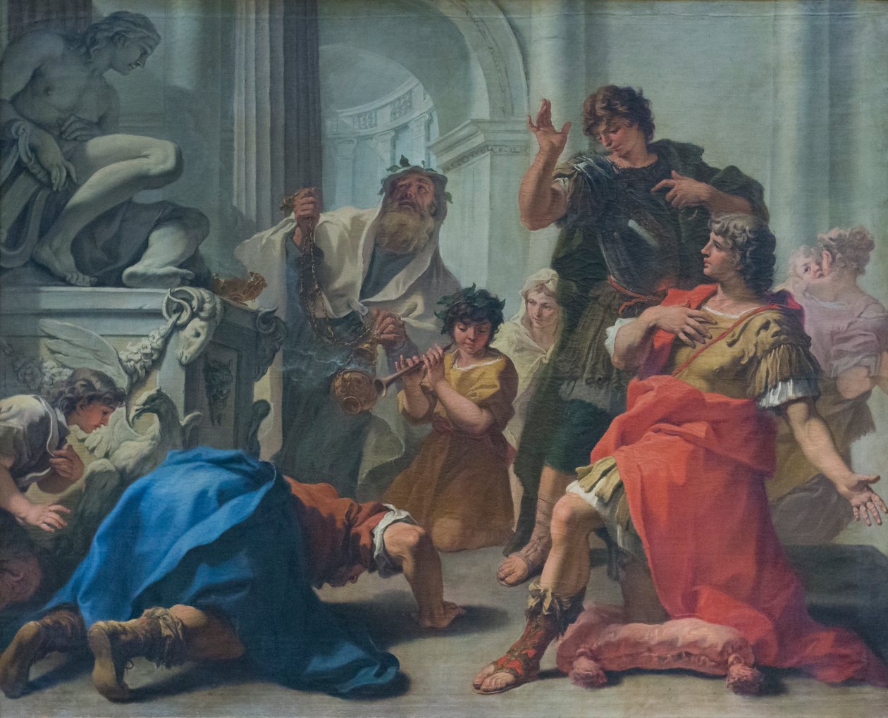 朱尼厄斯-布鲁图，18 世纪早期（布面油画） 作者 塞巴斯蒂亚诺·里奇（Sebastiano Ricci）