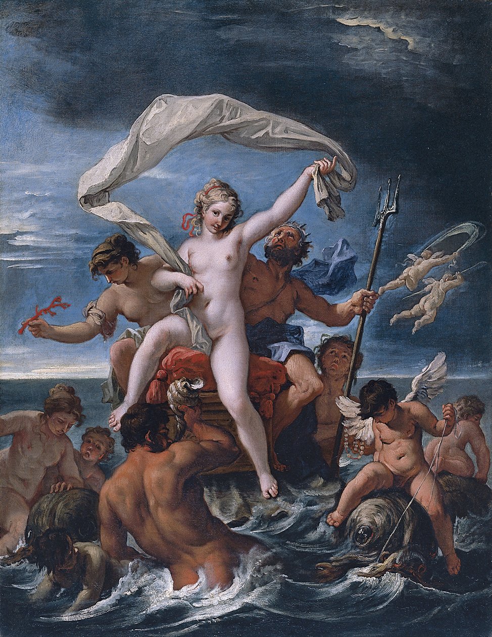 海王星和角闪石 作者 塞巴斯蒂亚诺·里奇（Sebastiano Ricci）