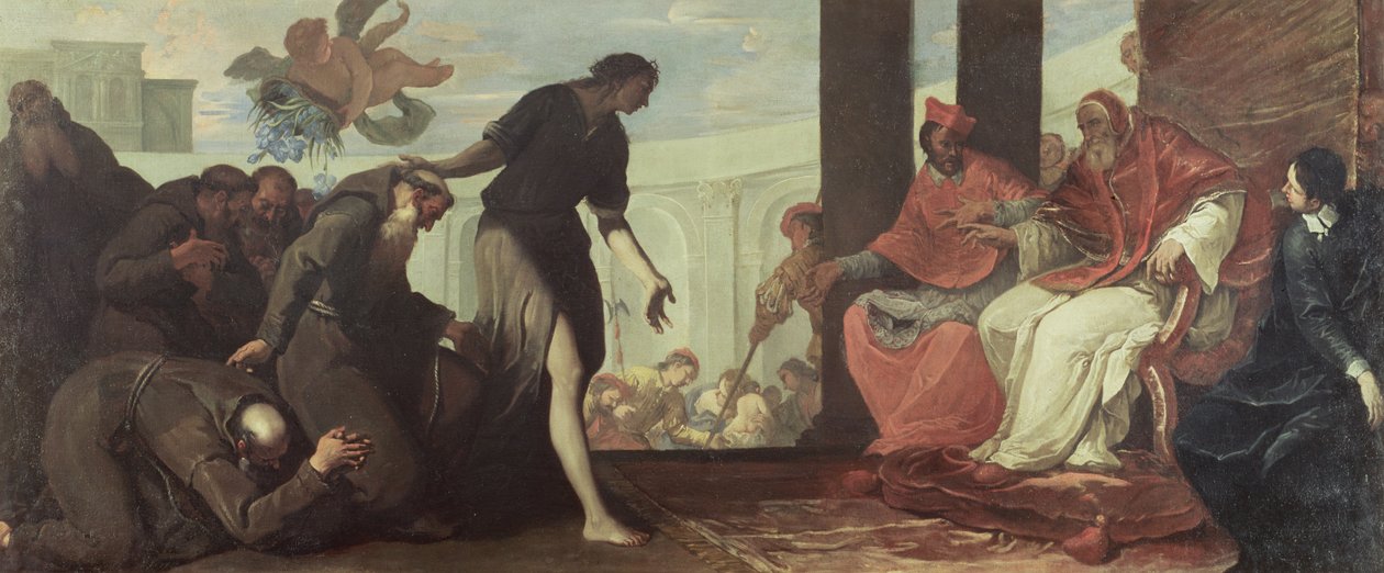 保罗三世批准嘉布遣修会 作者 塞巴斯蒂亚诺·里奇（Sebastiano Ricci）