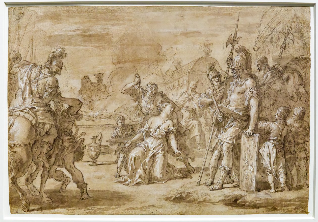波吕克塞娜的牺牲 作者 塞巴斯蒂亚诺·里奇（Sebastiano Ricci）