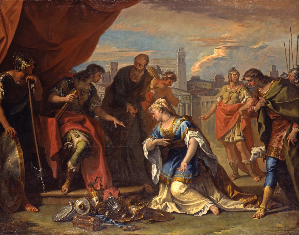 Scipio的控制，第1708-1710页 作者 塞巴斯蒂亚诺·里奇（Sebastiano Ricci）