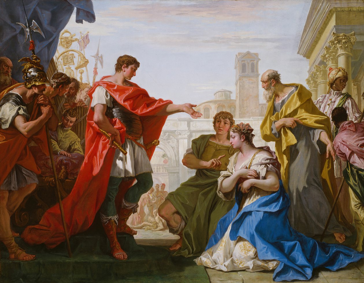 西皮奥的连续性》，约1706年。 作者 塞巴斯蒂亚诺·里奇（Sebastiano Ricci）