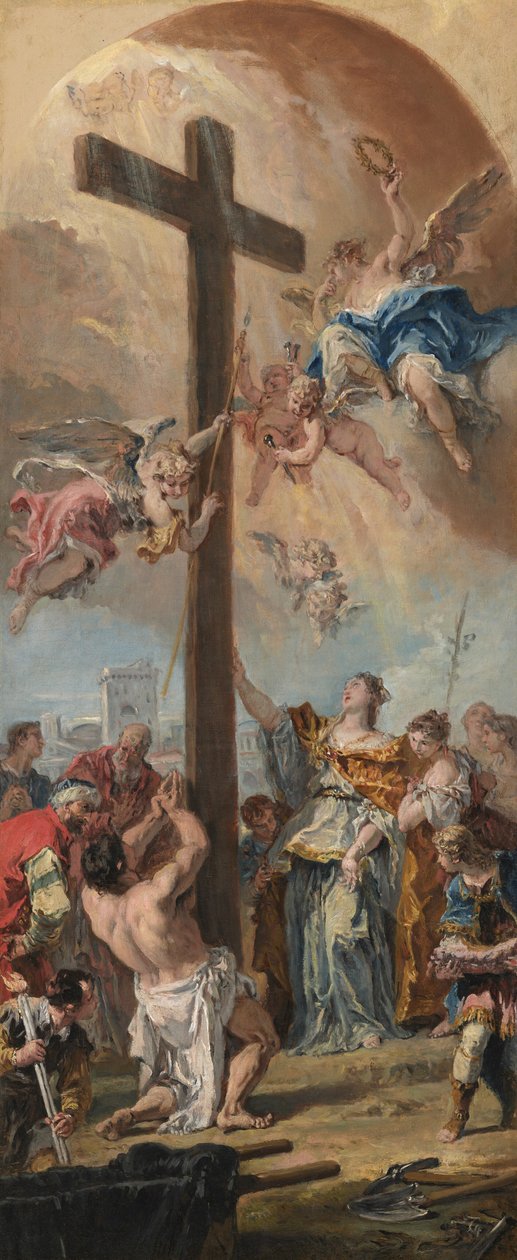 高举真正的十字架 作者 塞巴斯蒂亚诺·里奇（Sebastiano Ricci）
