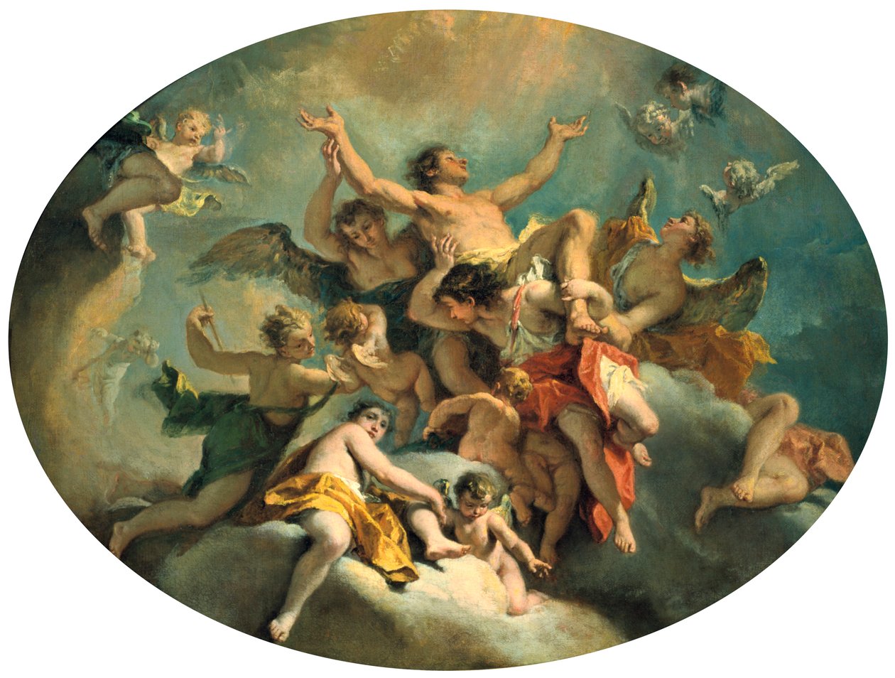 17世纪末18世纪末圣塞巴斯蒂安的荣耀 作者 塞巴斯蒂亚诺·里奇（Sebastiano Ricci）