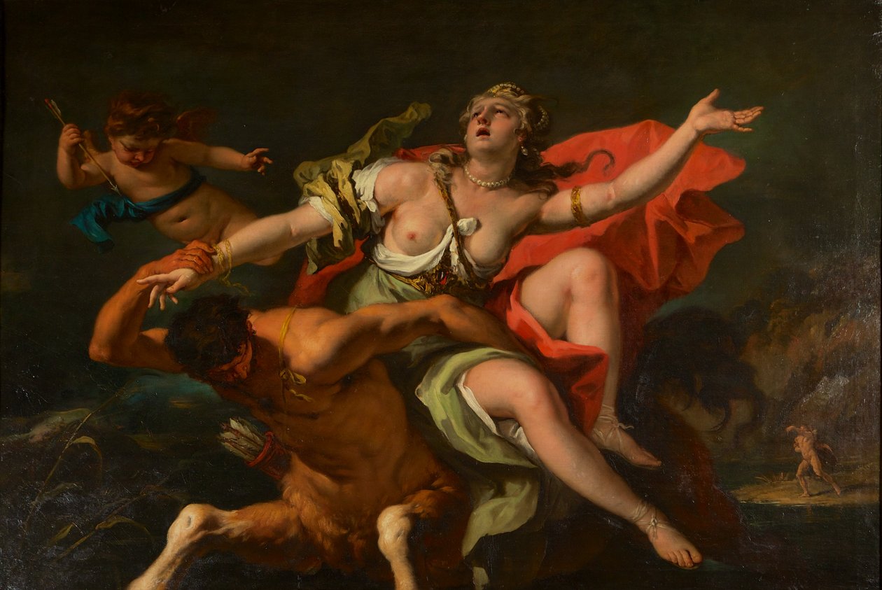 Deineira的强奸 作者 塞巴斯蒂亚诺·里奇（Sebastiano Ricci）