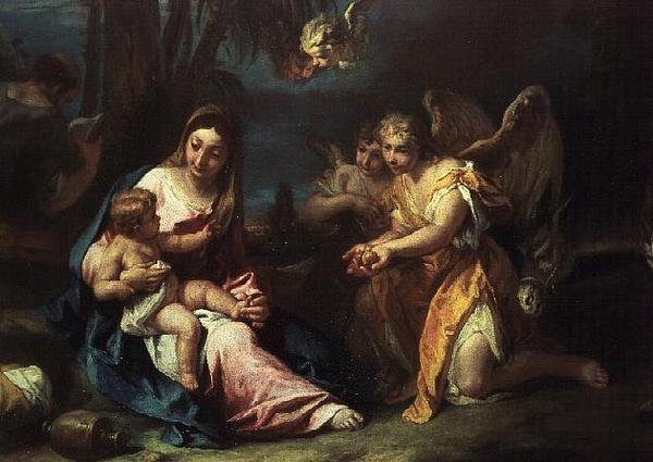 逃往埃及的其余部分 作者 塞巴斯蒂亚诺·里奇（Sebastiano Ricci）