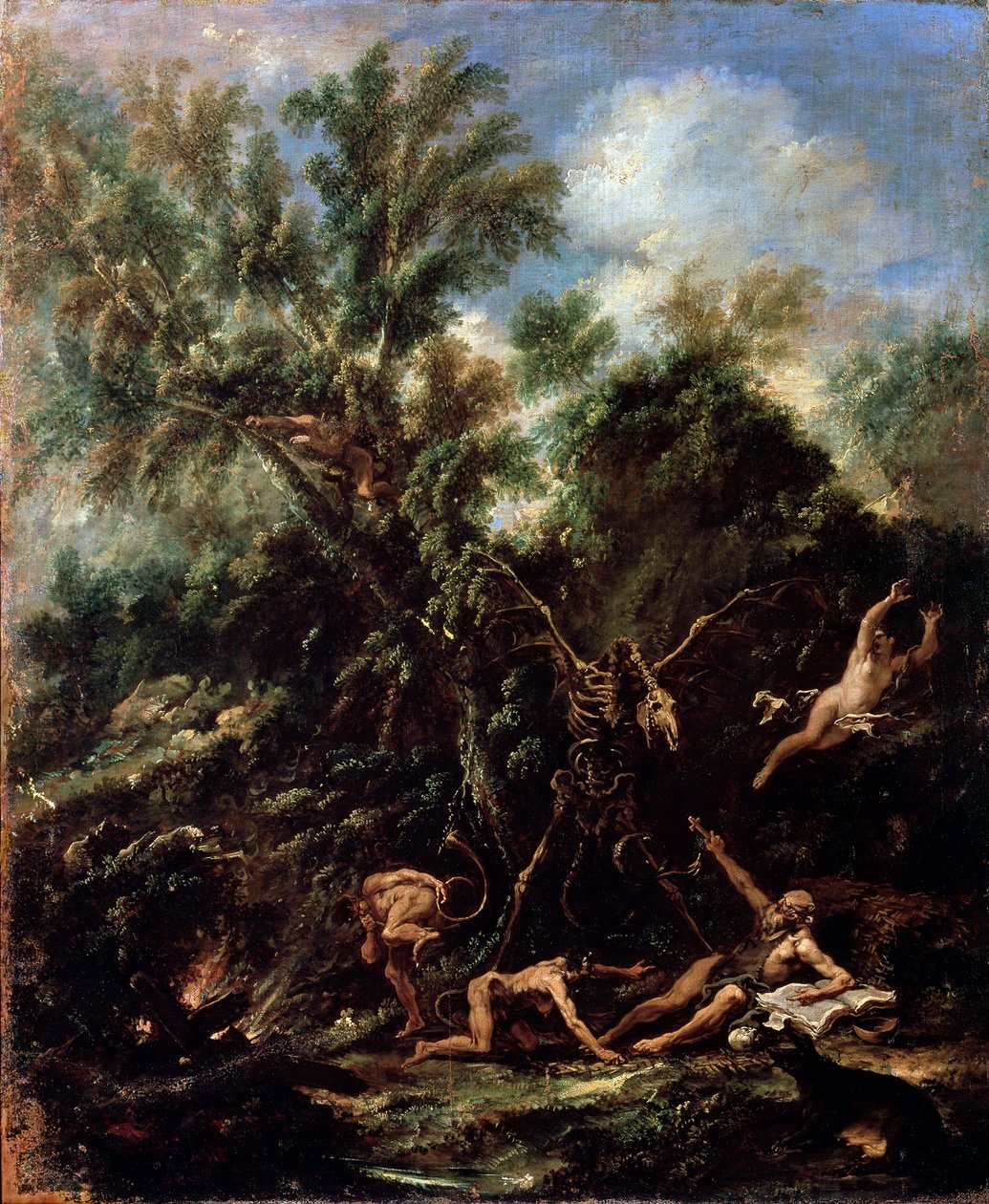 圣安东尼的诱惑，c1706-c1707 作者 塞巴斯蒂亚诺·里奇（Sebastiano Ricci）