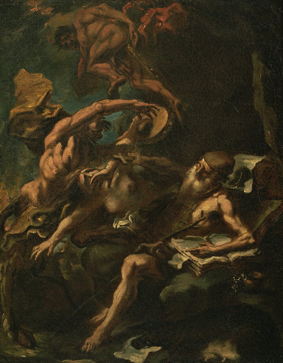圣安东尼的诱惑（布面油画） 作者 塞巴斯蒂亚诺·里奇（Sebastiano Ricci）