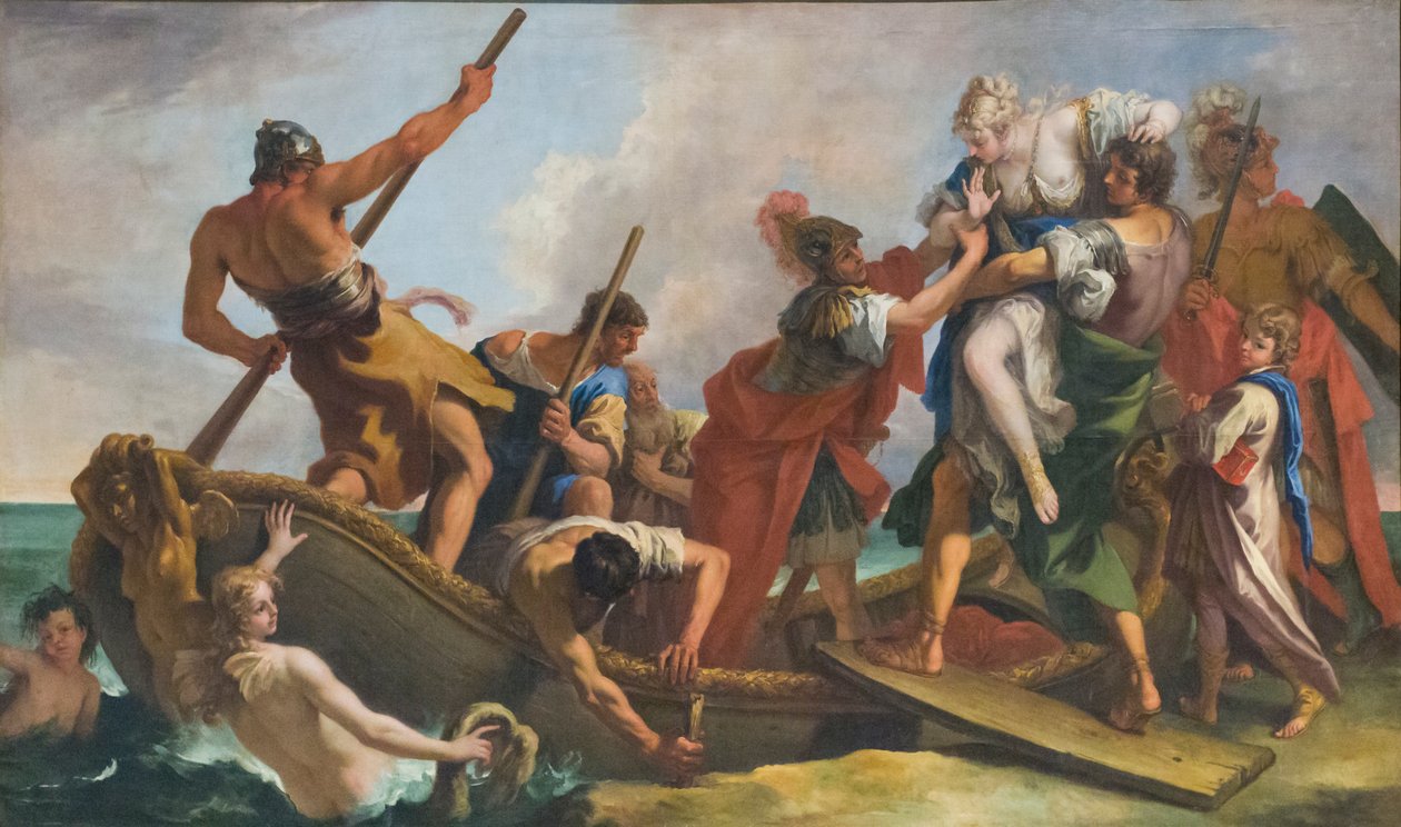 绑架海伦》，18 世纪早期（布面油画） 作者 塞巴斯蒂亚诺·里奇（Sebastiano Ricci）