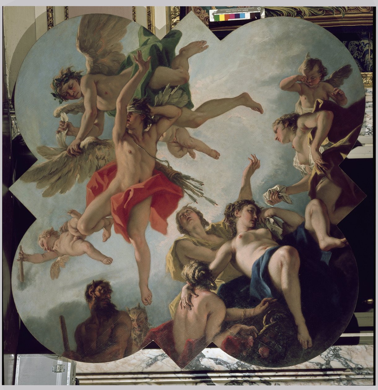 爱的惩罚（布面油画 作者 塞巴斯蒂亚诺·里奇（Sebastiano Ricci）