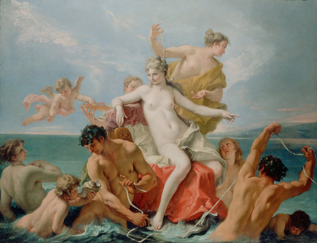 海洋金星的胜利c。 1713 作者 塞巴斯蒂亚诺·里奇（Sebastiano Ricci）