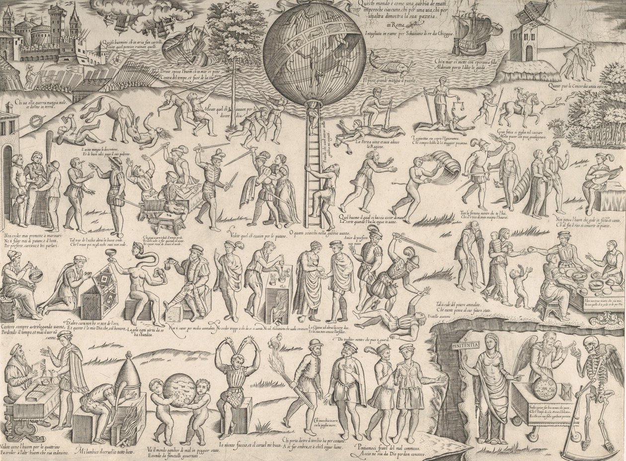 傻瓜的笼子 傻瓜的笼子，1557-63。 作者 塞巴斯蒂亚诺迪雷