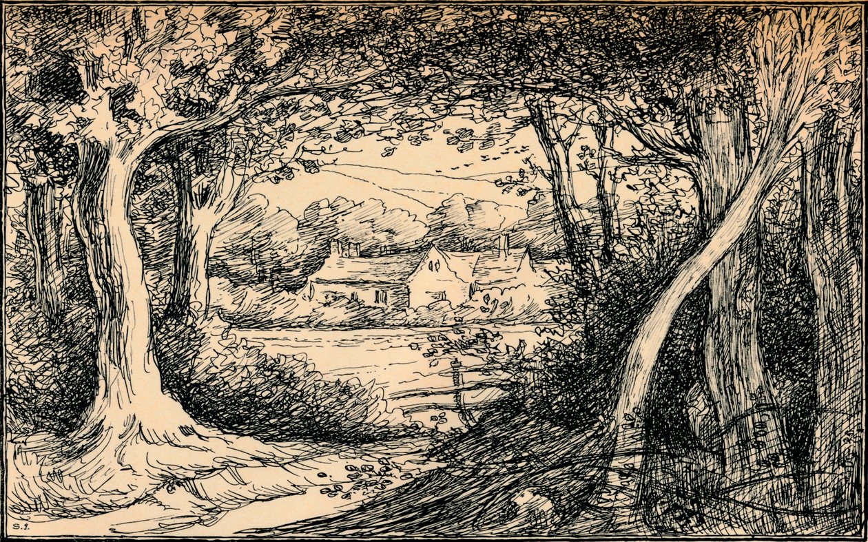 林间空地的尽头，埃平森林（c1900） 作者 塞尔温图像