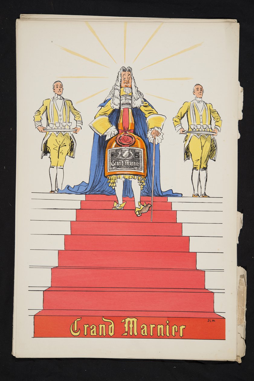 Grand Marnier的广告，来自White Bottoms，pub。 1927年（色块打印） 作者 塞姆