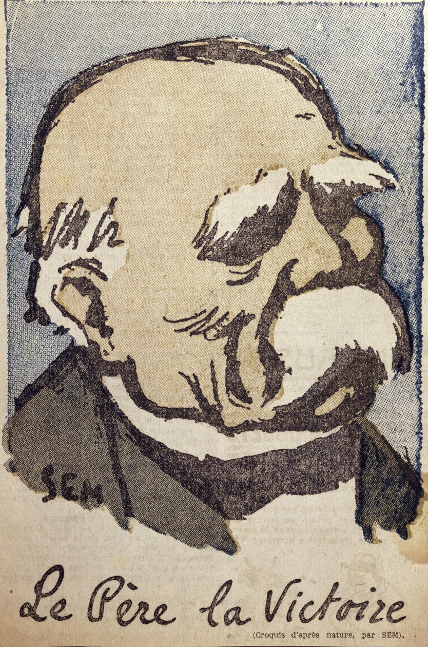 Georges Clemenceau（1841-1929）饰演&39;父亲胜利&39;，c.1918-19 作者 塞姆