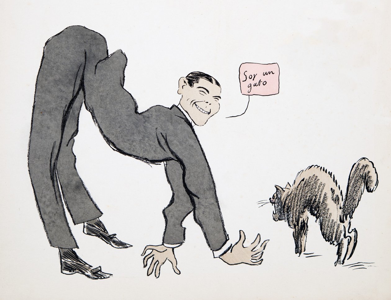 我是一只猫，来自White Bottoms，酒吧。 1927年（色块打印） 作者 塞姆