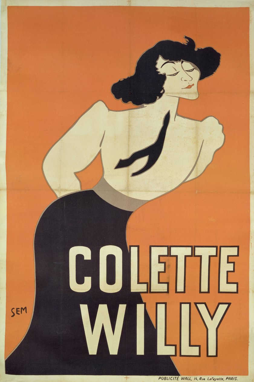 描绘Colette Willy的海报（1873-1954） 作者 塞姆