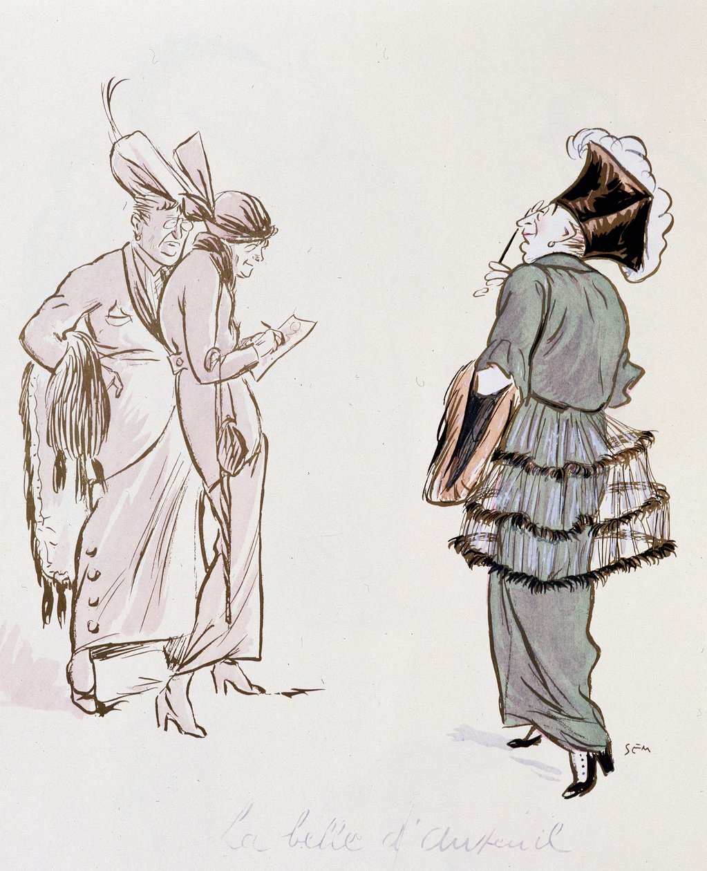塞姆（1863 - 1934）的神奇服装模型（"The Belle d
