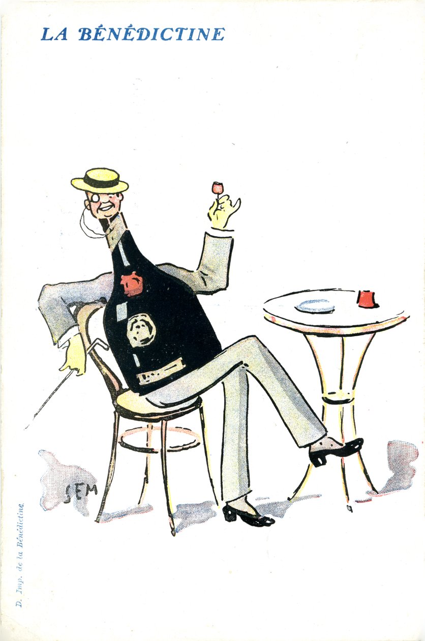 French advertisement for Bénédictine liqueur 作者 塞姆