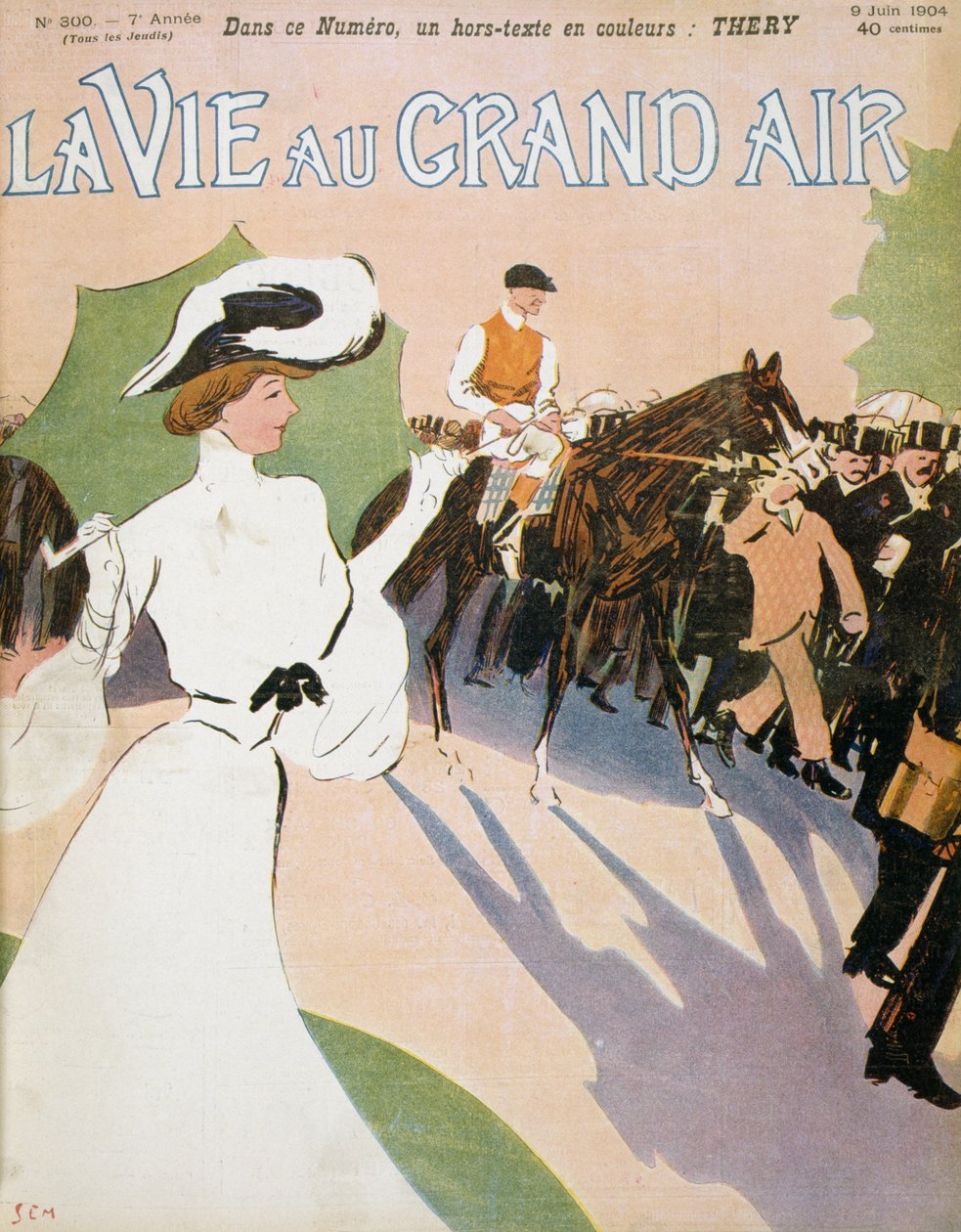 法国赛马杂志《La vie au Grand Air》1904 年 作者 闪 (1863 1934)