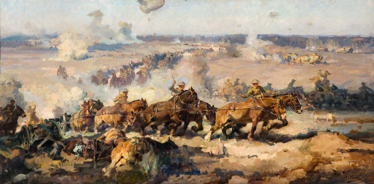 1918年8月8日Villers-Bretonneux之前的战斗 作者 隔肌力量